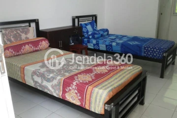 Bedroom Modern Studio Apartment Low Floor with City View at Delta Cakung Apartment