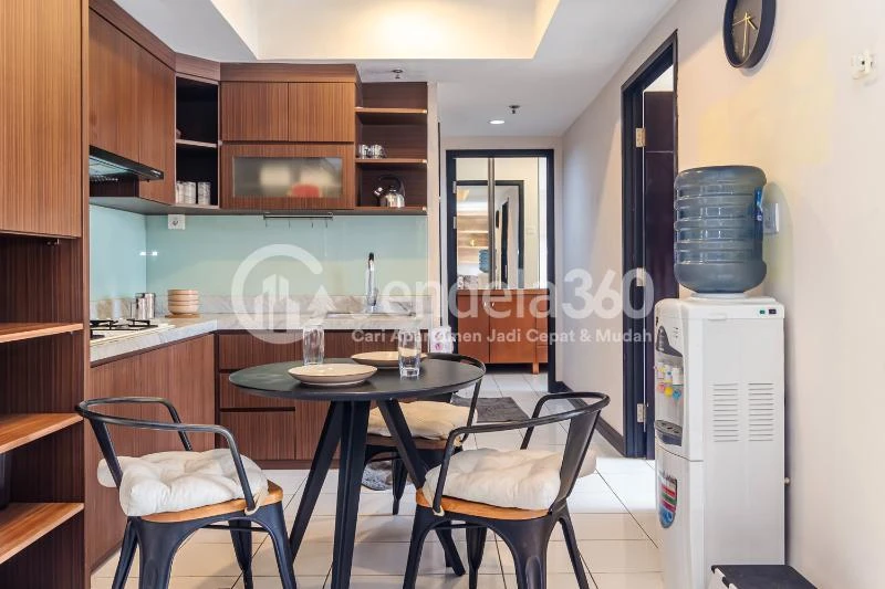 Dining Room Fancy 2BR Apartment at The Wave Apartment Tower Coral