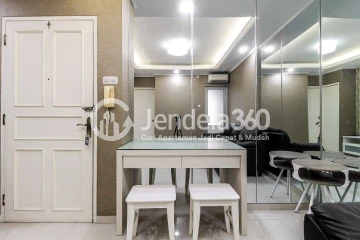 Living Room 2BR Middle Floor Apartment with City View at Gading Mediterania Residence
