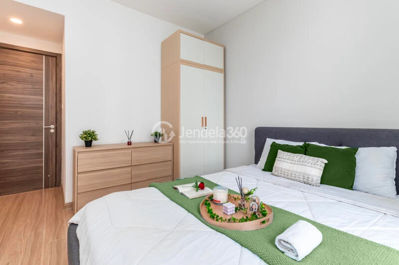 Bedroom 1 3BR Apartment with City View at Sky House BSD Apartment