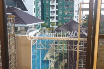 Balcony 3BR Salemba Residence Apartment at Low Floor