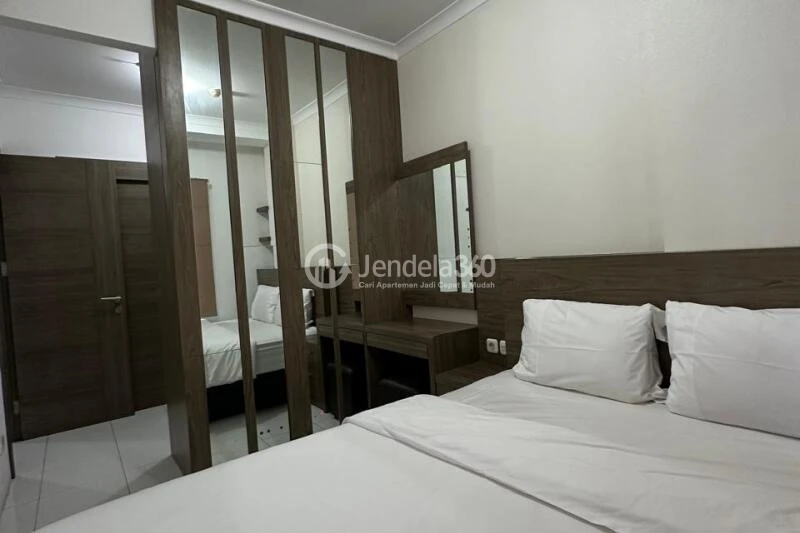 Bedroom 1BR Apartment with City View at Signature Park Apartment