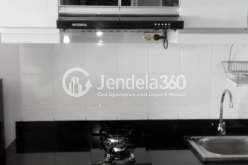 Kitchen Elegant Studio Apartment at Park View Condominium Middle Floor