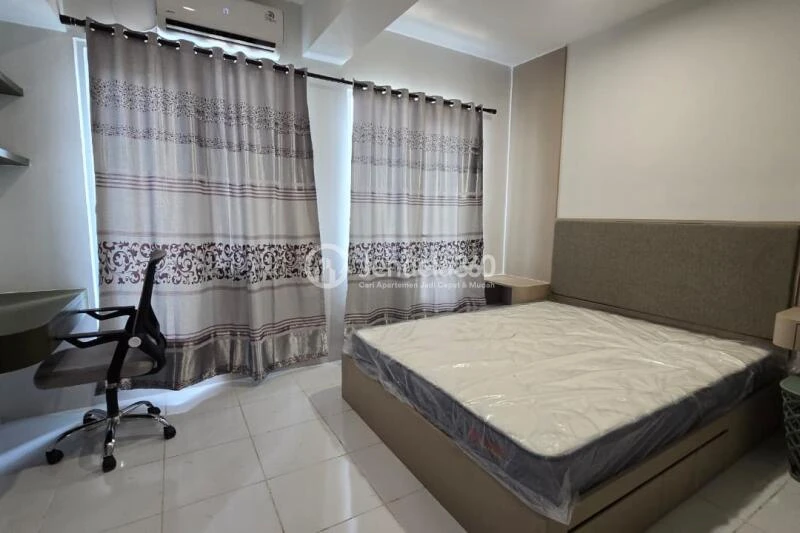 Bedroom Elegant Studio Apartment at Podomoro Golf View Apartment Middle Floor