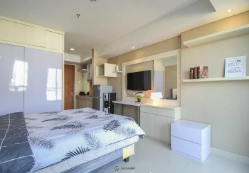 Bedroom Studio Springhill Terrace Residence Apartment at Low Floor