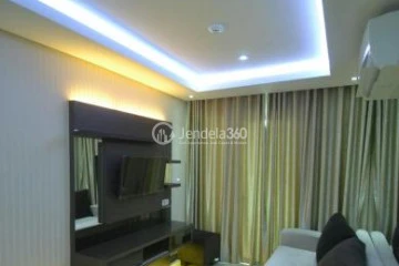 Living Room 1BR Sky Terrace Apartment at Tower Sanur