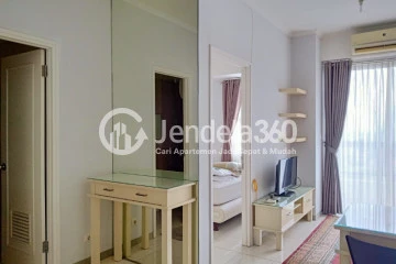 Living Room 1BR Silkwood Residence Apartment at Tower Maple