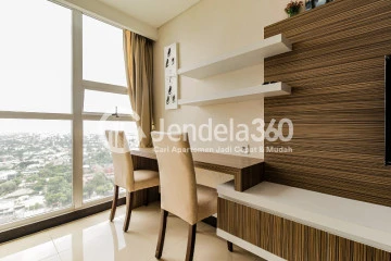 Bedroom High Floor Spacious Apartment with City View at Kemang Village Apartment