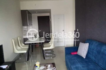 Living Room 2BR Apartment with City View at Park View Condominium