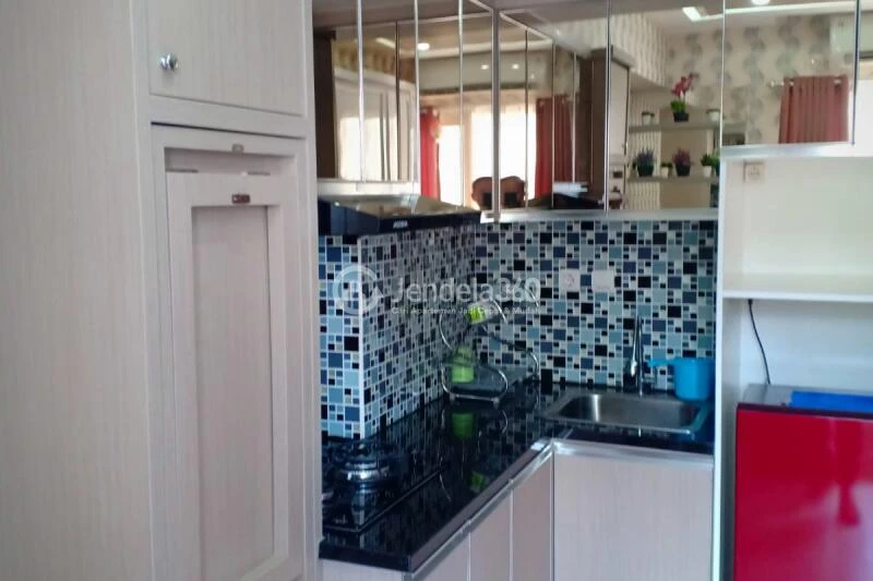 Kitchen Trendy 2BR Apartment at Podomoro Golf View Apartment Low Floor