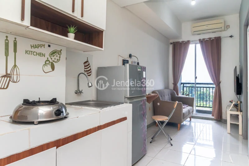 Kitchen Compact 1BR Apartment, 5 Mins to Ocean Park BSD
