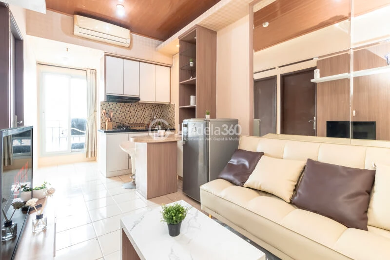 Living Room Puri Park View Apartment 2BR Fully Furnished