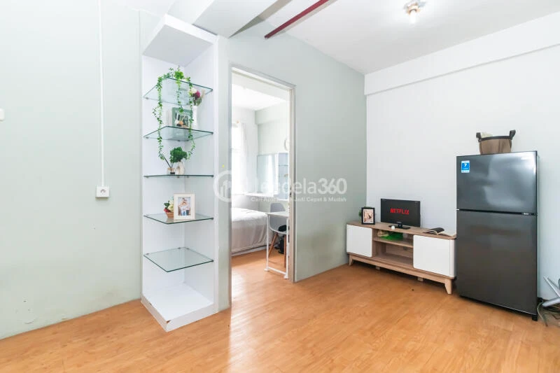Living Room 2BR Apartment with  View at Pancoran Riverside Apartment