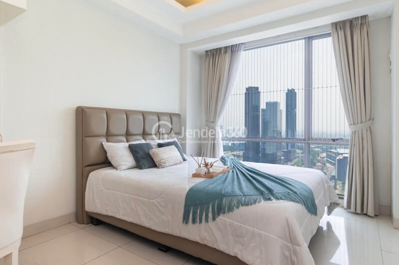 Bedroom High Floor 1BR Apartment with  View at The Mansion Kemayoran Jasmine
