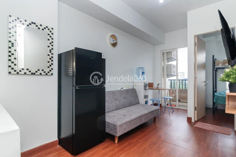 Living Room 2BR Apartment with City View at Kota Ayodhya Apartment