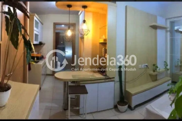 Living Room 3BR Apartment with City View at Green Palm Residence