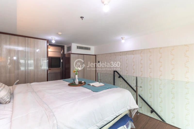 Bedroom Elegant 1BR Apartment at U Residence Karawaci Middle Floor