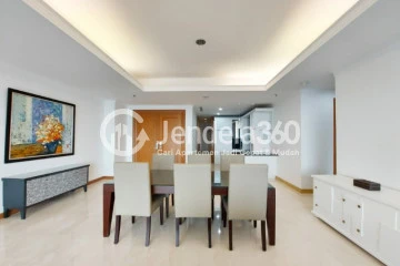 Dining Room Stunning 3BR Apartment at Kempinski Grand Indonesia Apartment Middle Floor