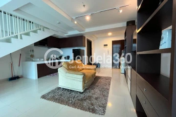 Living Room High Floor Studio Apartment with City View at Neo Soho Residence