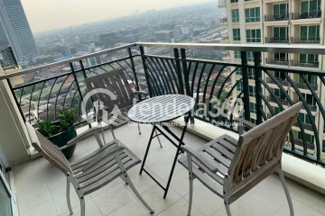 Bedroom Peaceful 3BR Apartment Middle Floor with  View at Pakubuwono Residence