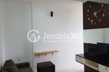 Living Room Comfortable 2BR Apartment at Aston Marina Ancol High Floor