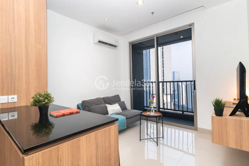 Living Room 1BR The Newton 1 Ciputra Apartment at High Floor