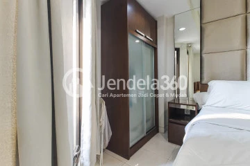 Bedroom Good Deal Studio Apartment Low Floor with City View at Tamansari Sudirman