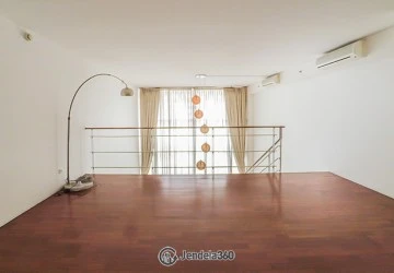 Living Room 1BR Apartment with city and sahid View at City Lofts Apartment