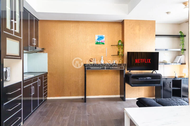 Living Room 2BR Apartment with City View at Cosmo Terrace - Jakarta Residence Thamrin City