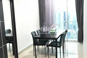 Dining Room High Floor 2BR Apartment with Mega Kuningan View at Ambassador 2 Apartment