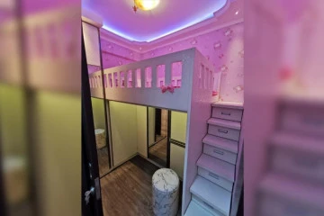 Bedroom Middle Floor 2BR Apartment with Jalan Asia Afrika View at Grand Asia Afrika Residence