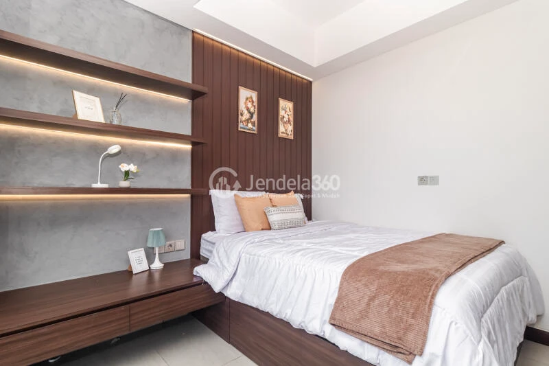Bedroom 1 High Floor 2BR Apartment with City View at Fatmawati City Center Apartment