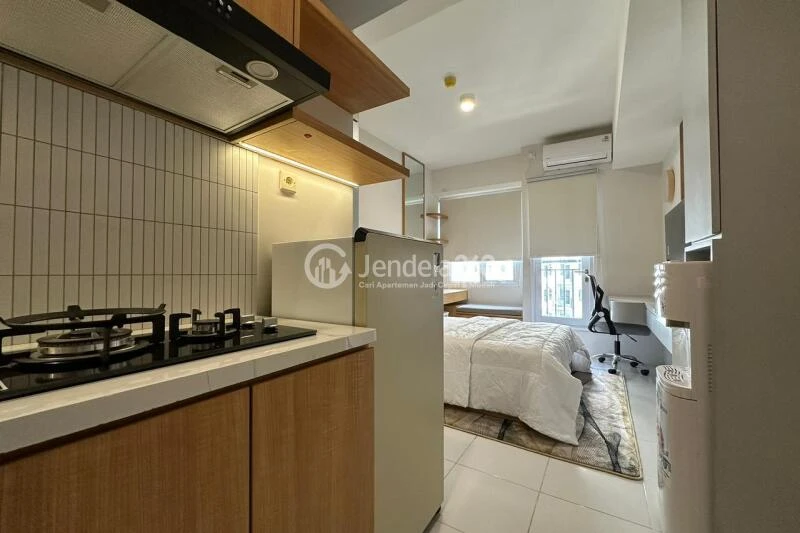 Bedroom Low Floor Studio Apartment with  View at Podomoro Golf View Apartment