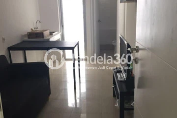 Living Room 1BR Bassura City Apartment at Middle Floor