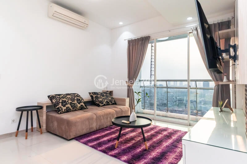 Living Room AKR Gallery West Residence 2BR Fully Furnished