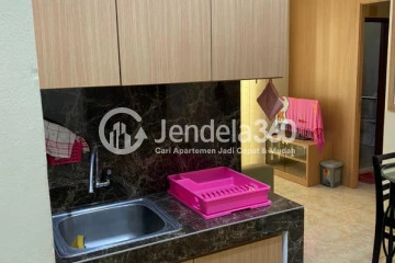 Kitchen Tidy 1BR Apartment Low Floor with City View at Permata Eksekutif Apartment