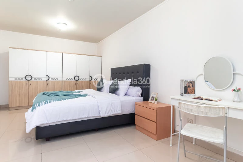 Bedroom 1 High Floor 3BR Apartment with City View at Sahid Sudirman Residence