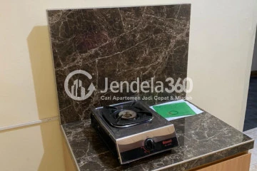 Kitchen Tidy 1BR Apartment Low Floor with City View at Permata Eksekutif Apartment