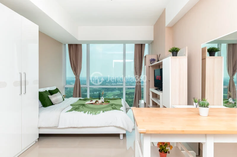 Bedroom Studio Apartment with City View at U Residence Karawaci