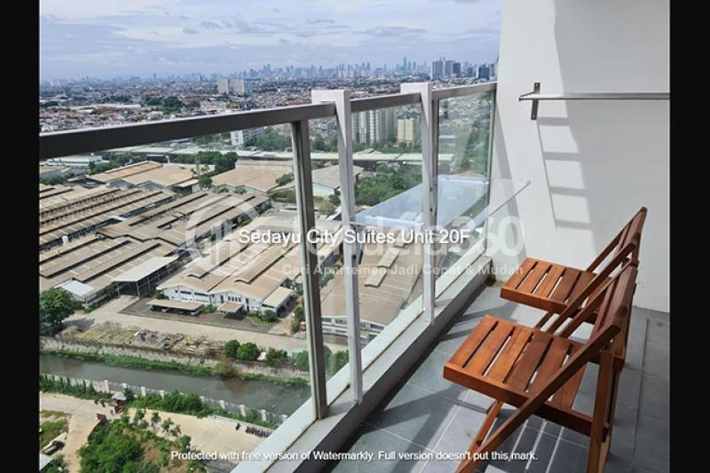 Bedroom Sedayu City Apartment Studio  Furnished