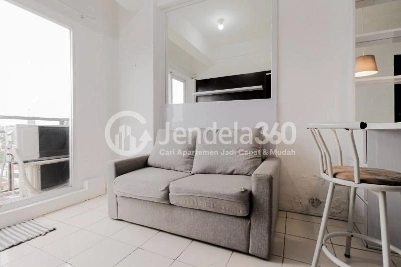 Living Room Spacious and Modest 2BR Apartment with City View at Puri Park View Apartment Tower BB