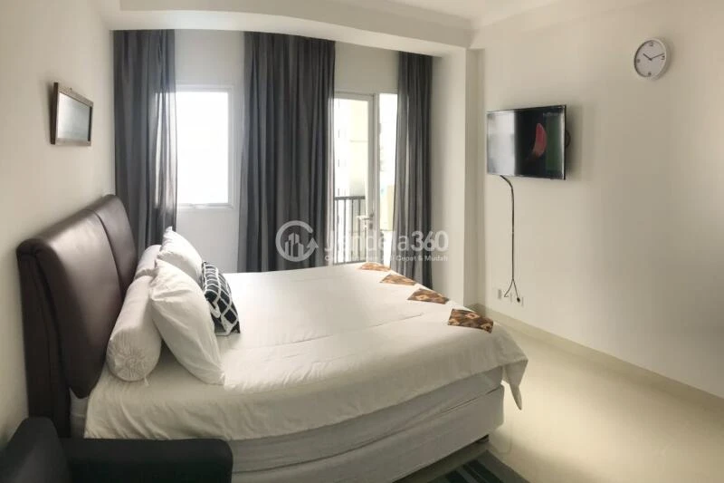 Bedroom Low Floor Studio Apartment with City View at Signature Park Grande