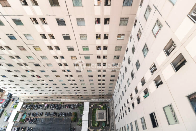 Balcony Restful 2BR Apartment at Gading Nias Apartment Tower Dahlia