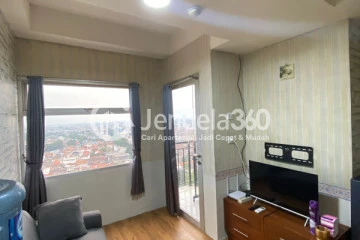 Living Room 2BR Grand Asia Afrika Residence Apartment at High Floor