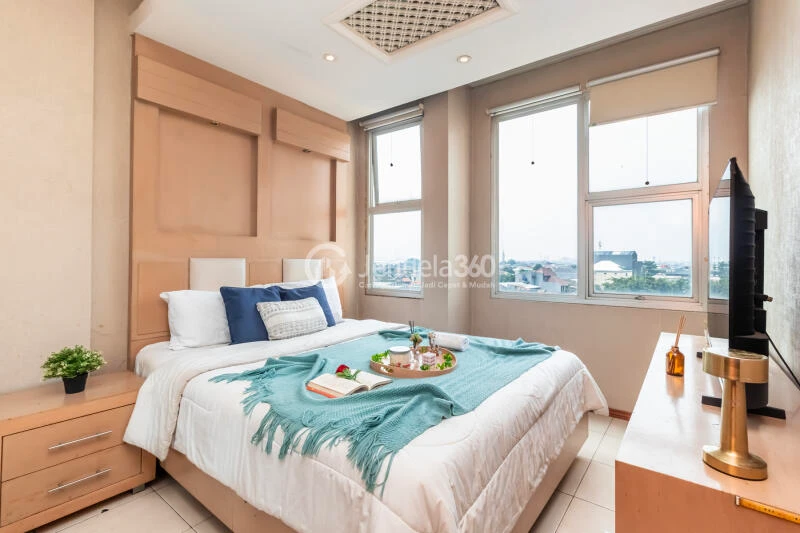 Bedroom 1 3BR Apartment with  View at Casablanca Mansion