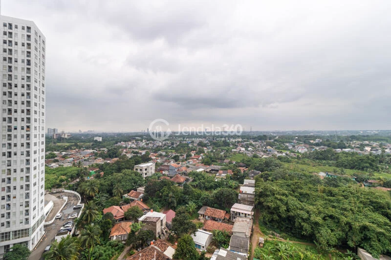 Balcony Studio Serpong Garden Apartment at Middle Floor