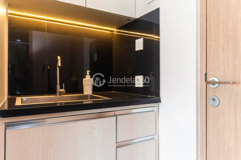 Kitchen Decorative Studio Apartment at B Residence BSD Middle Floor