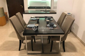 Dining Room Affordable 2BR Apartment at Anandamaya Residence Tower 2