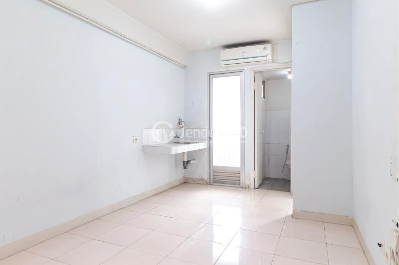Living Room 2BR Apartment with City View at Kalibata City Apartment