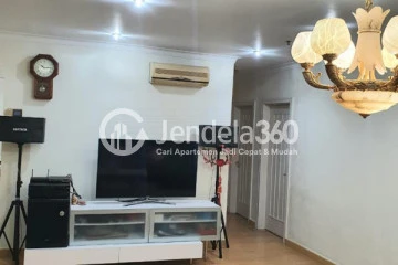 Living Room 3BR Pantai Mutiara Apartment at High Floor